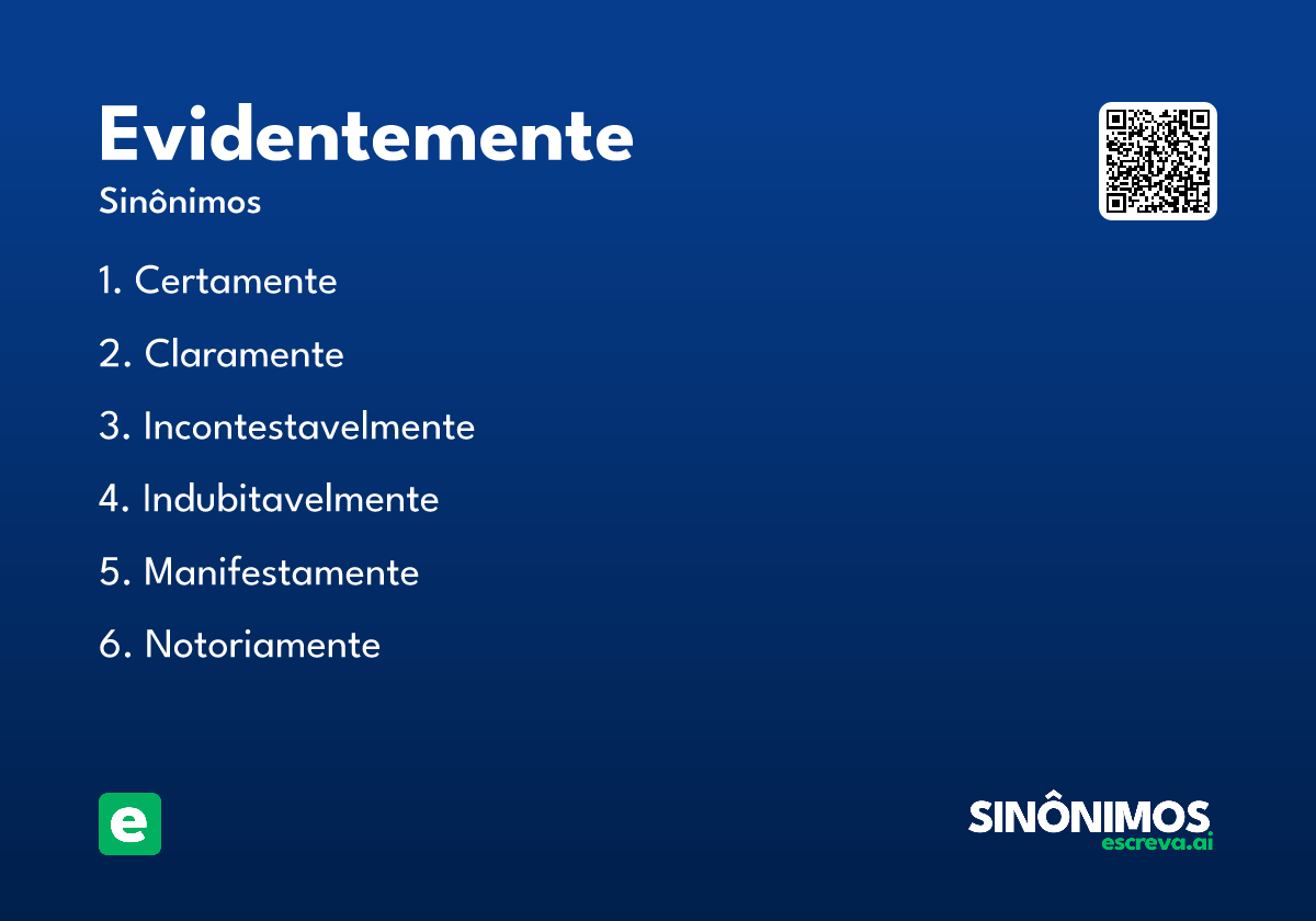 evidentemente