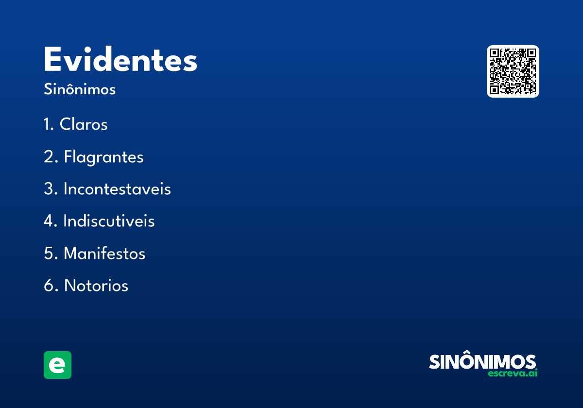 evidentes