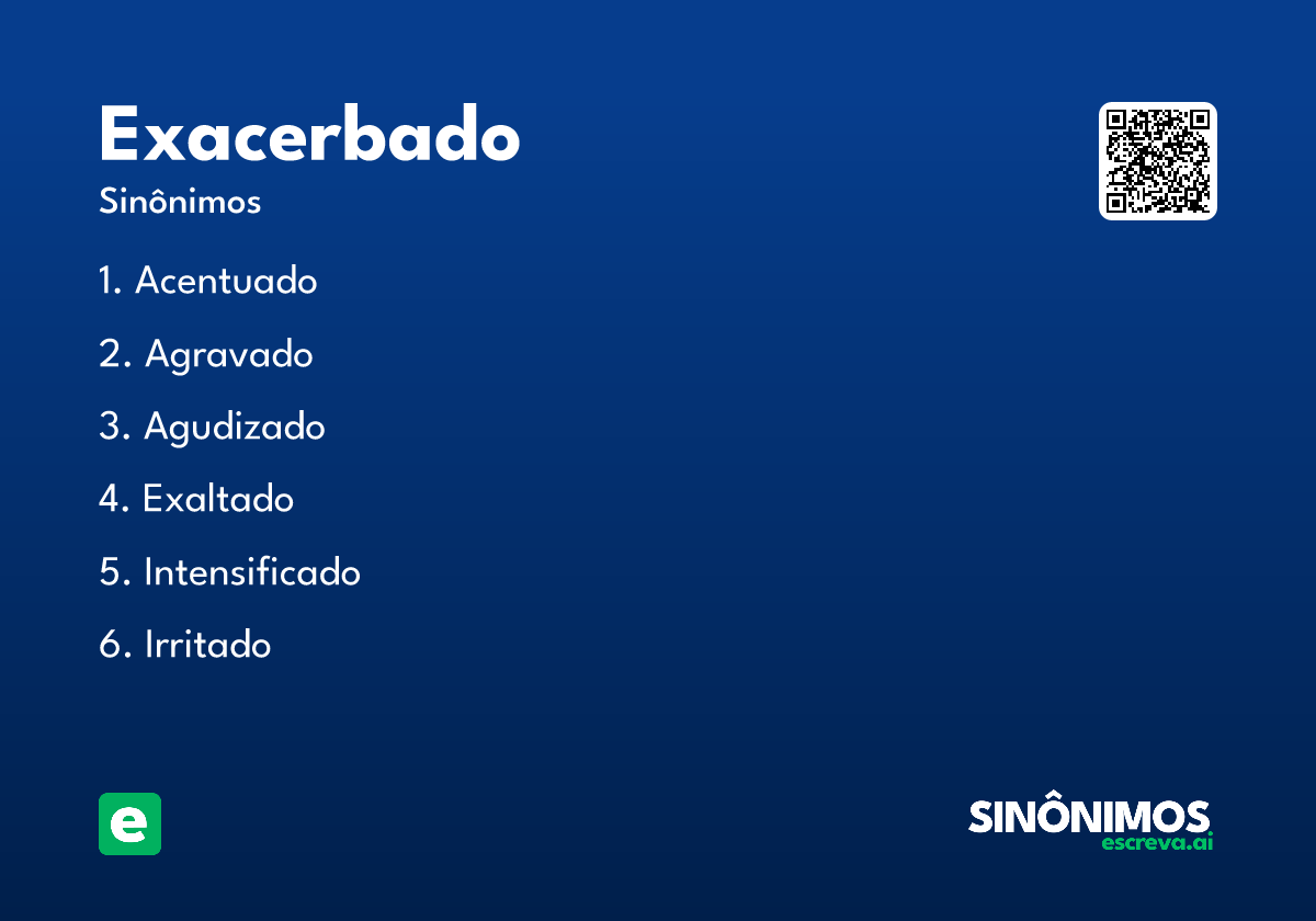 exacerbado