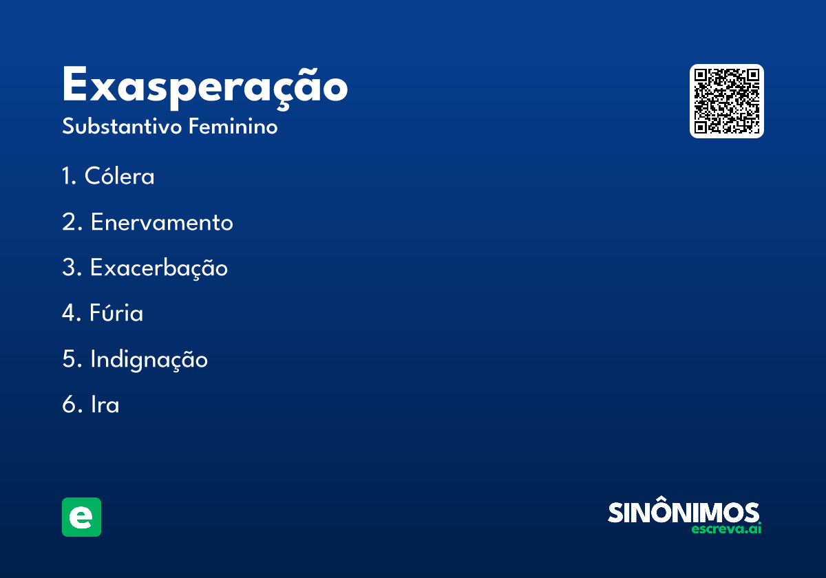 exasperação