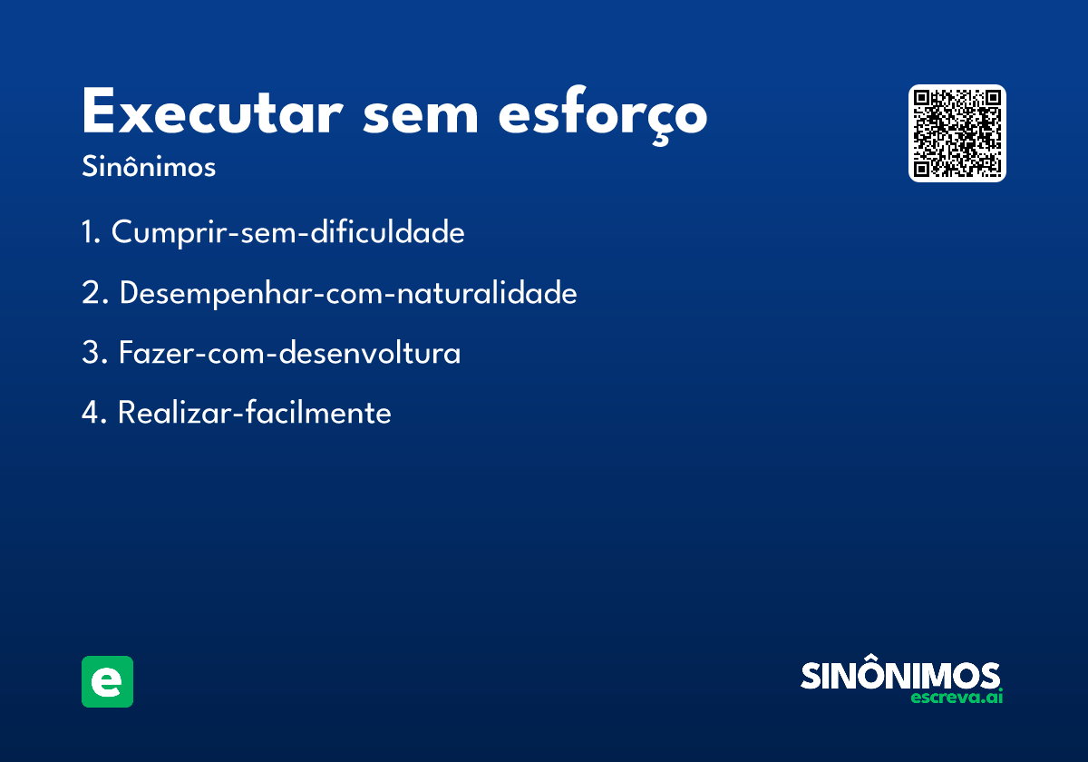 executar sem esforço