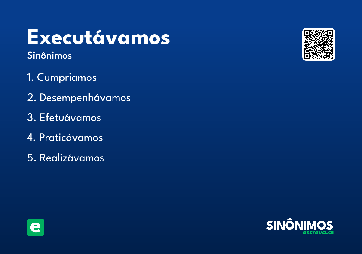 executávamos