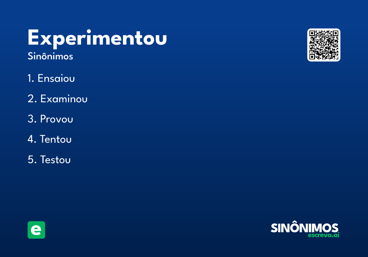 experimentou