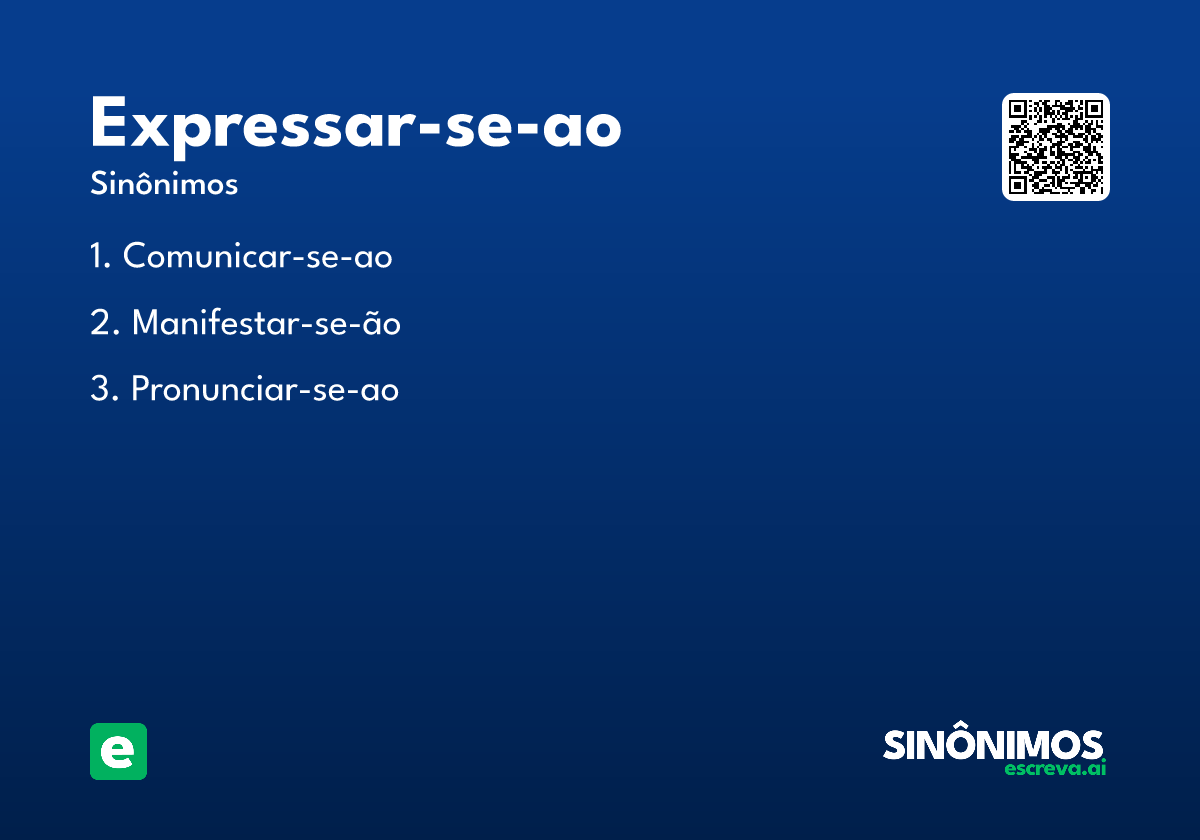 expressar-se-ao