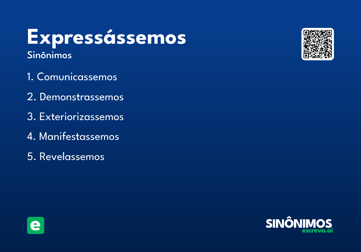 expressássemos