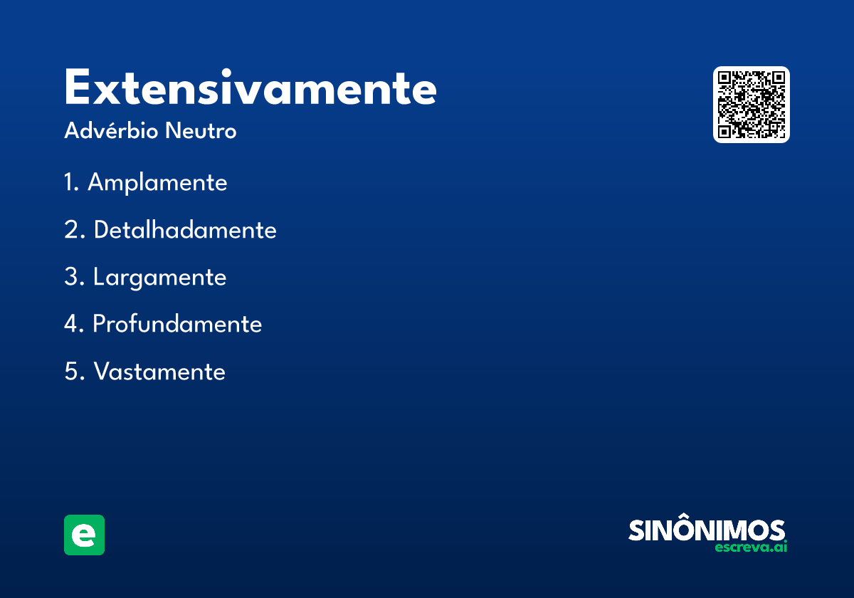 extensivamente