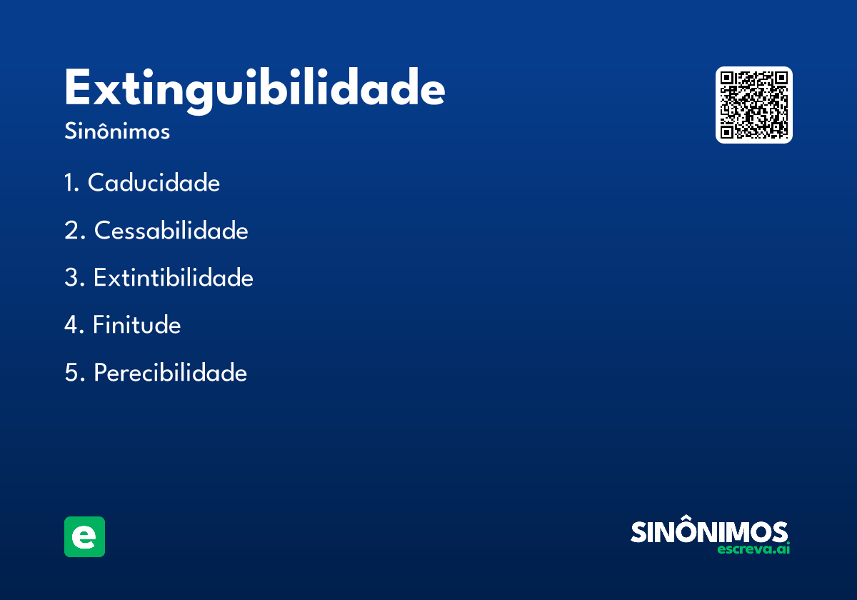 extinguibilidade
