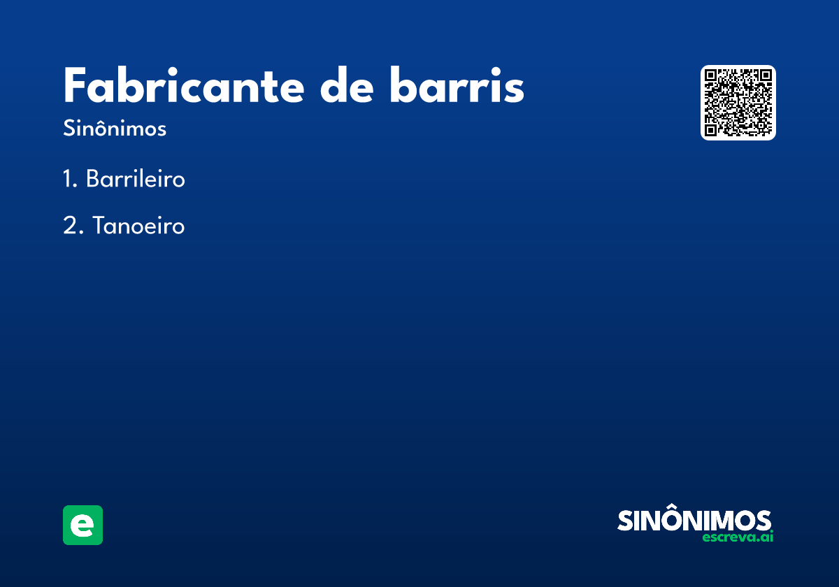 fabricante de barris