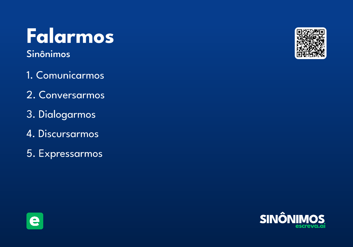 falarmos