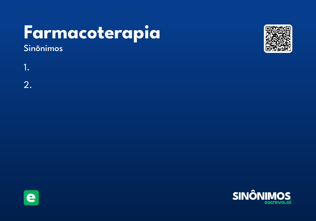 farmacoterapia