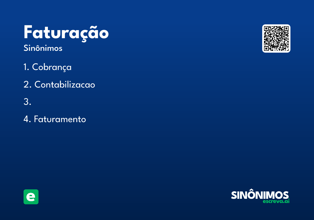 faturação