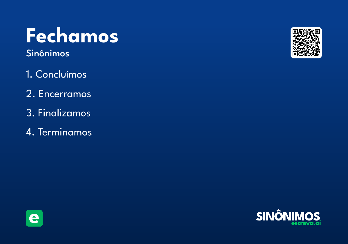 fechamos
