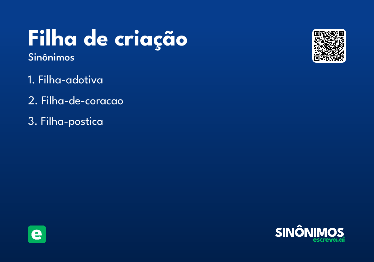 filha de criação