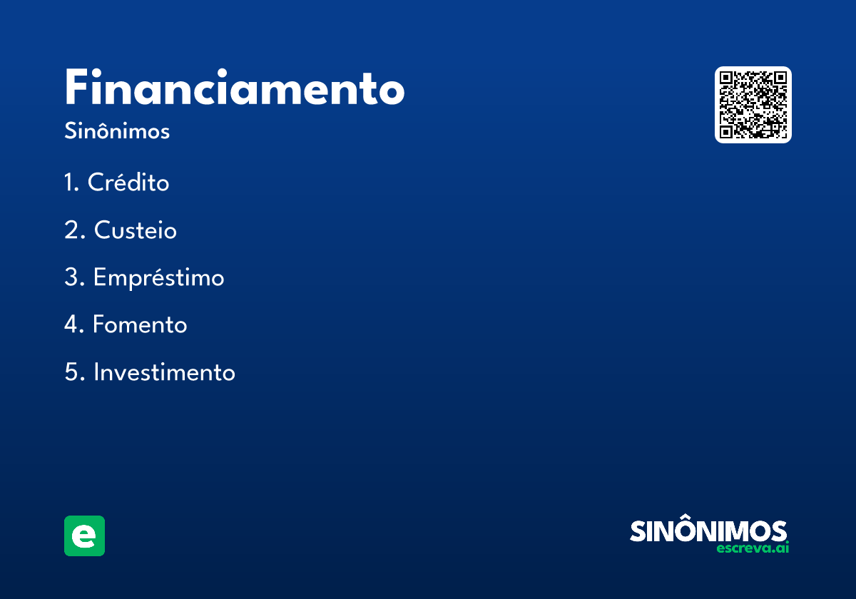 financiamento