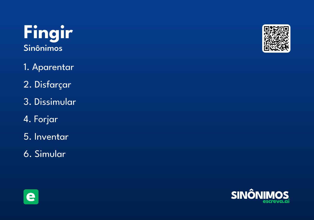 fingir