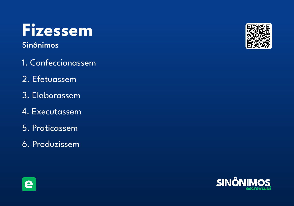 fizessem