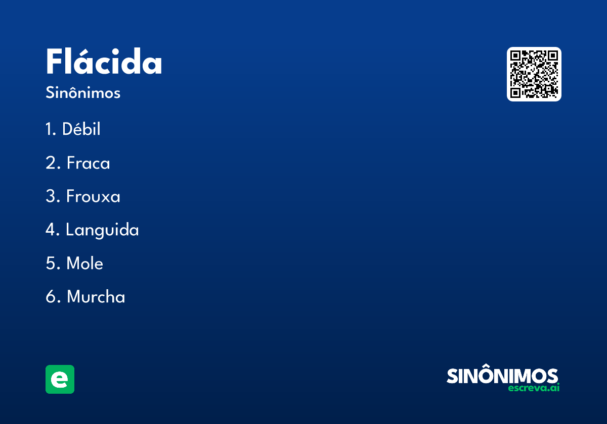 flácida