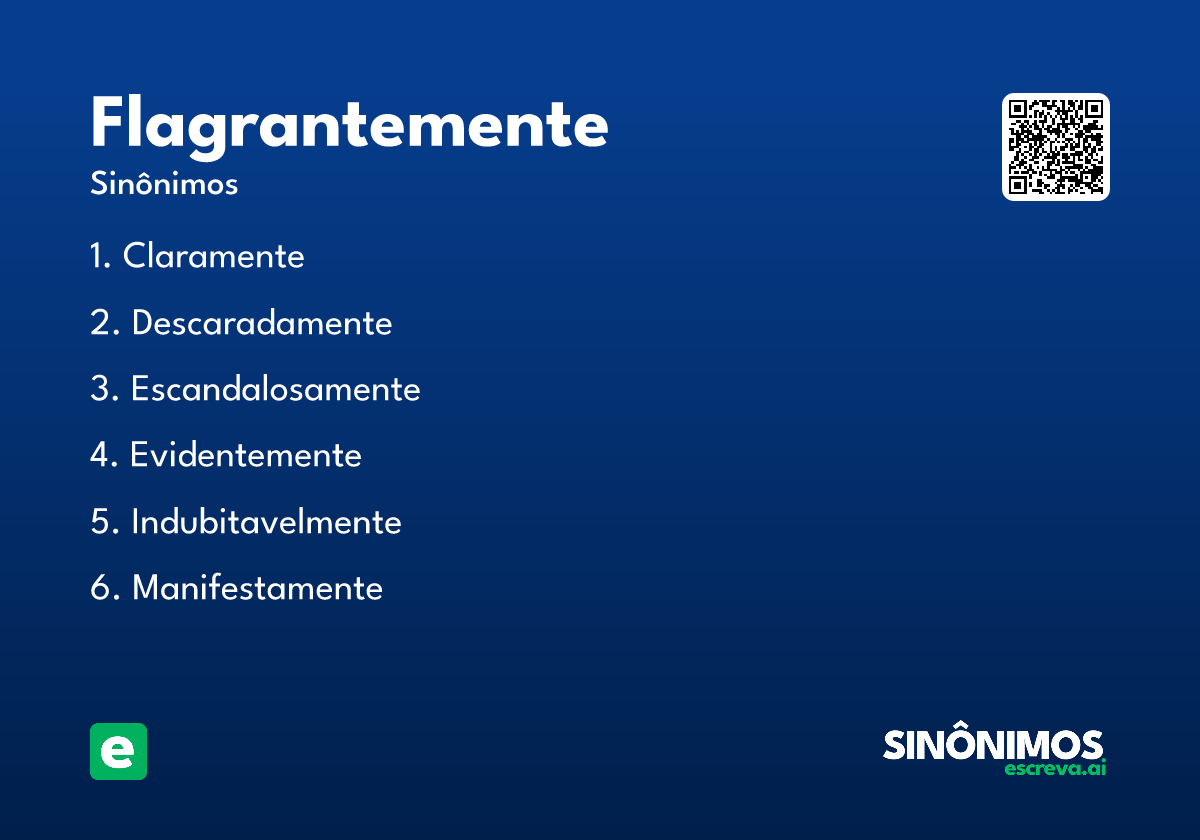 flagrantemente