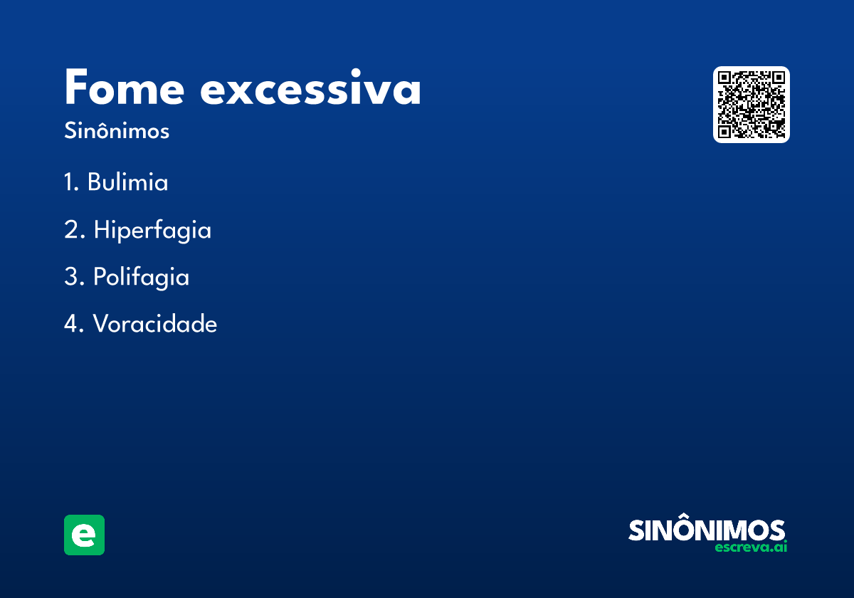 fome excessiva