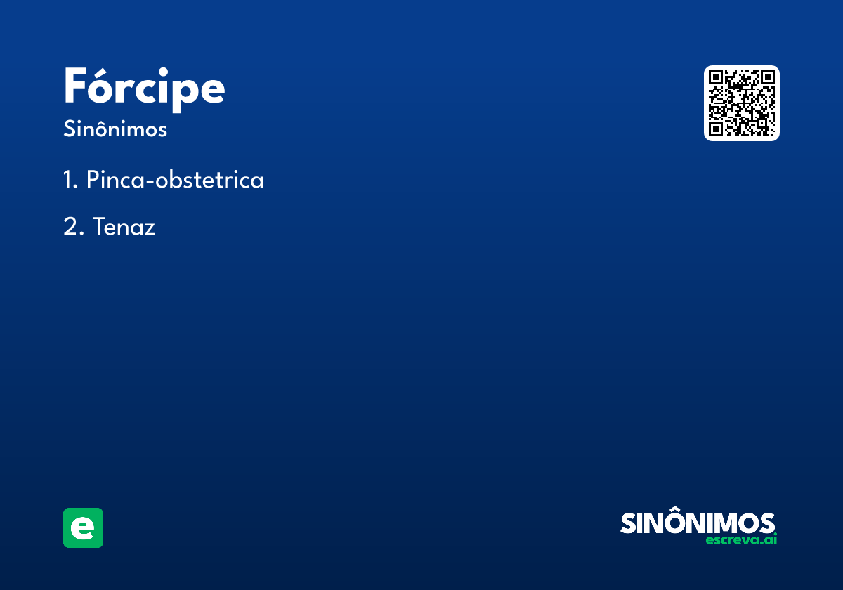 fórcipe