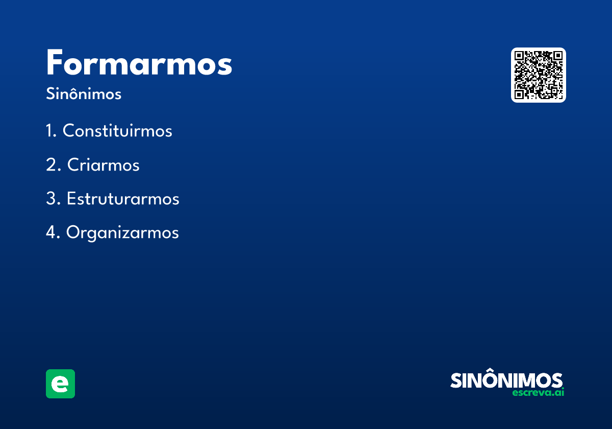 formarmos