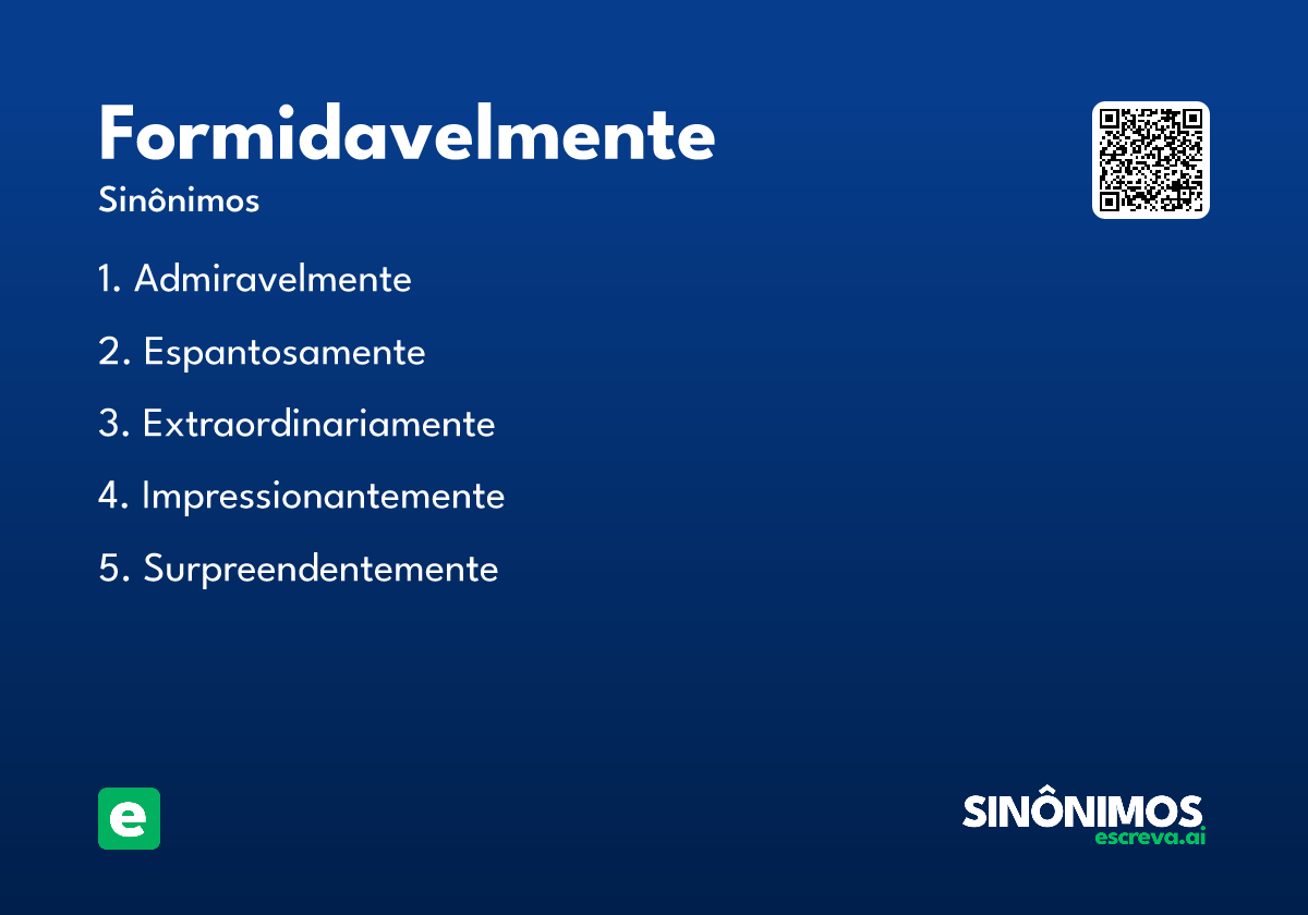 formidavelmente