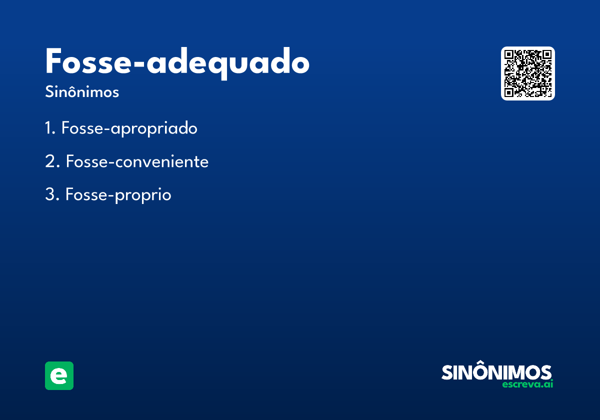 fosse-adequado