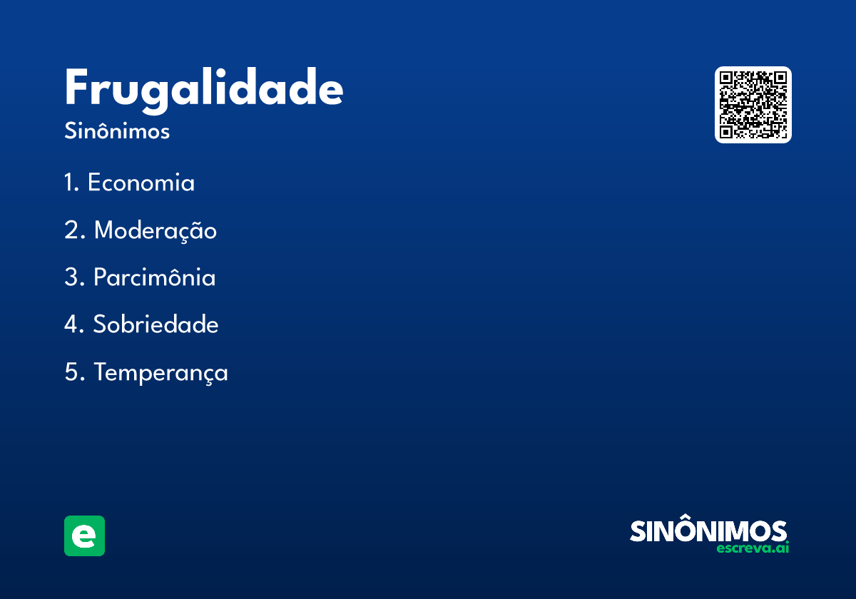 frugalidade