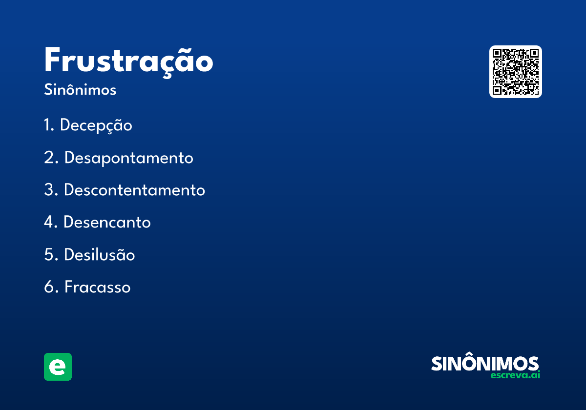 frustração