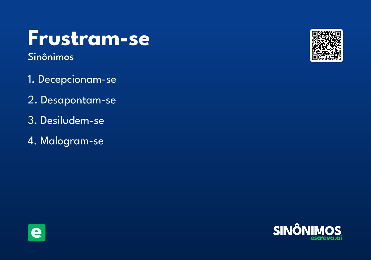 frustram-se