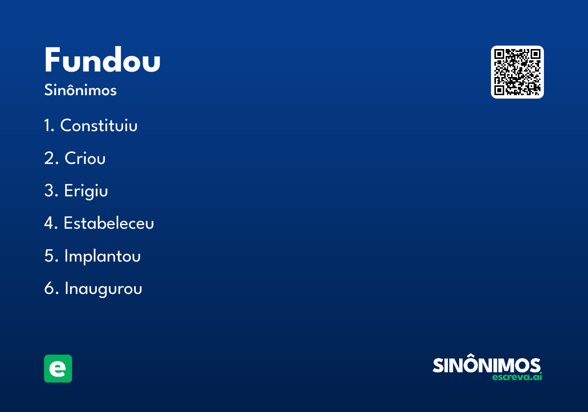 fundou