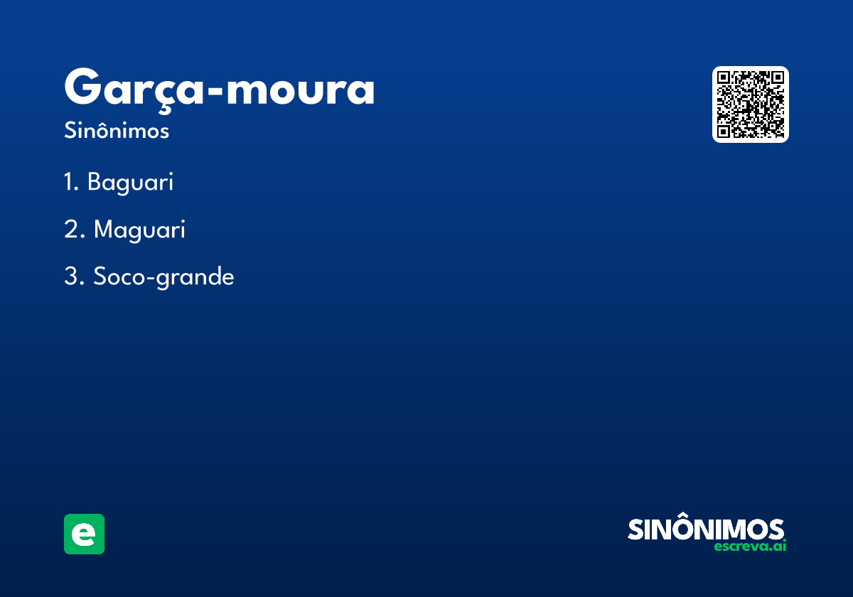garça-moura