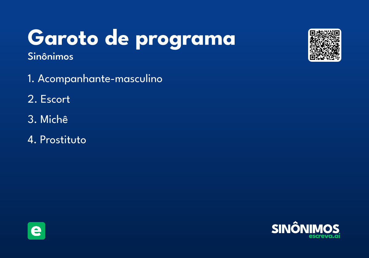 garoto de programa