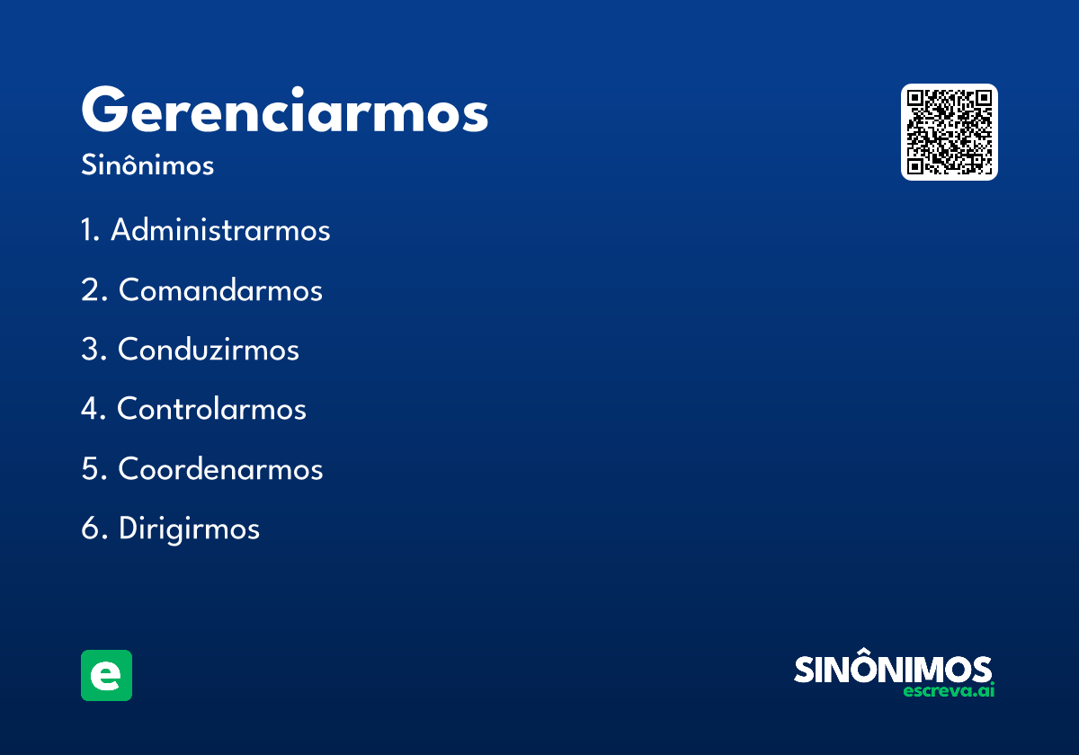 gerenciarmos