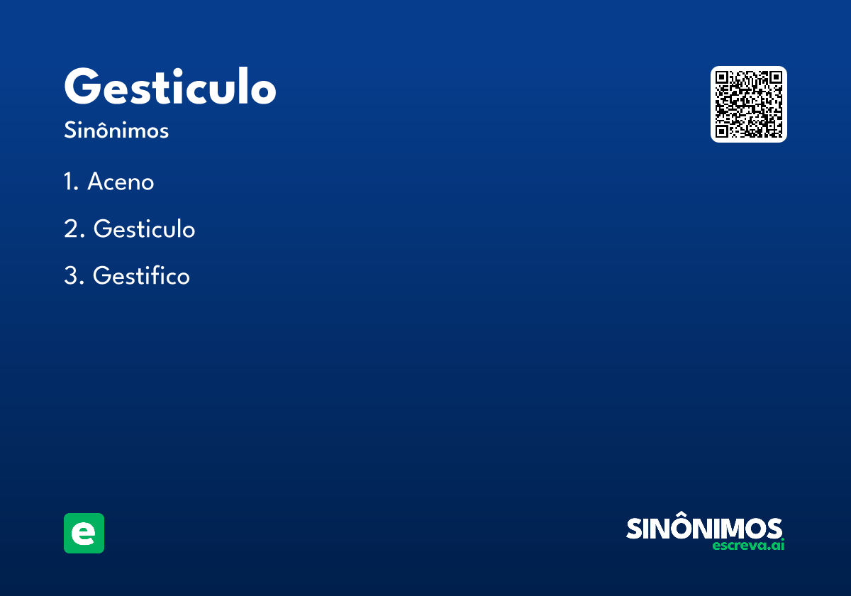 gesticulo