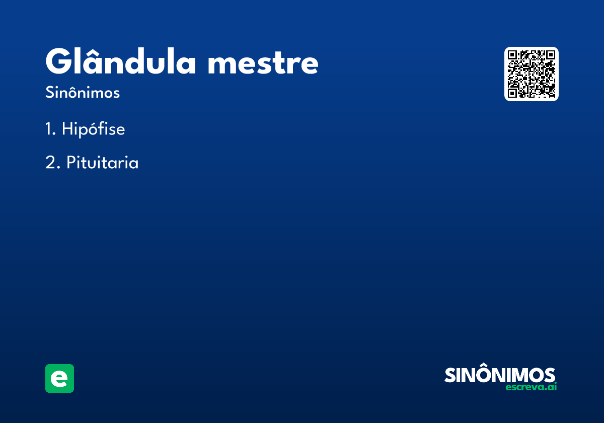 glândula mestre