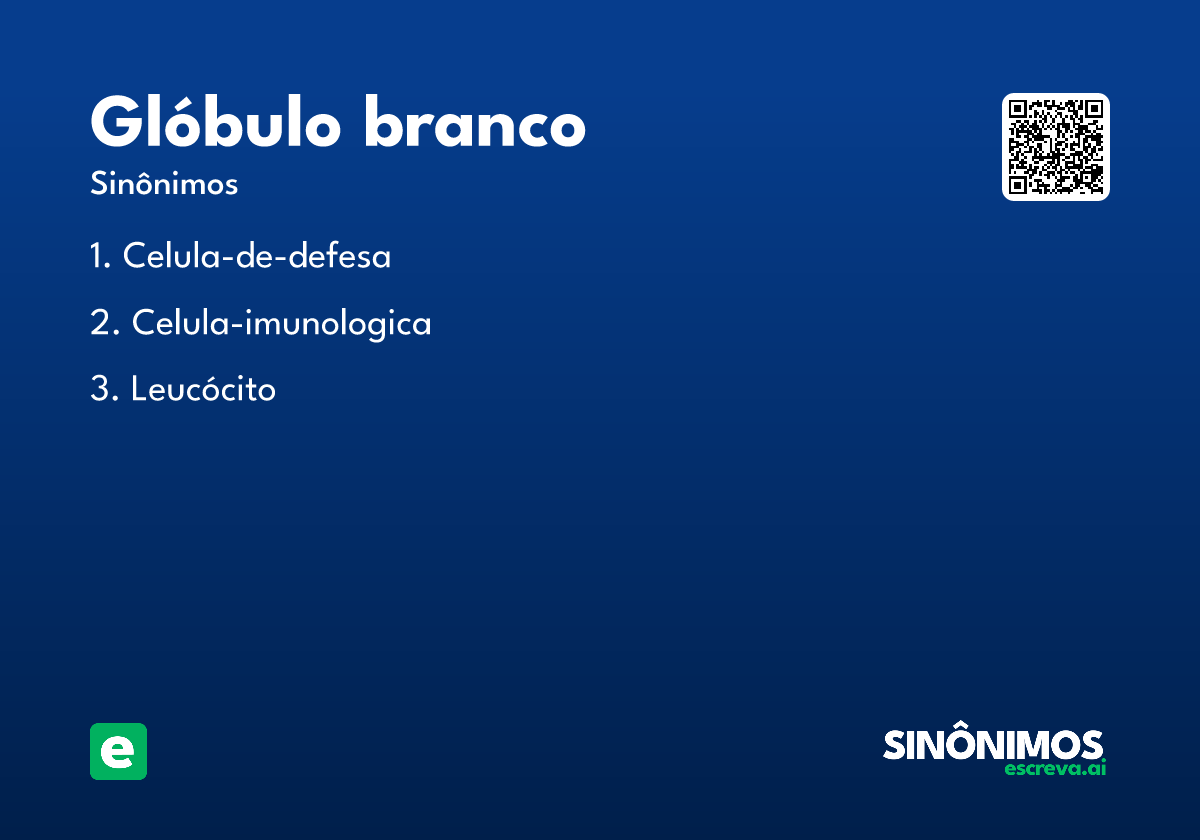 glóbulo branco