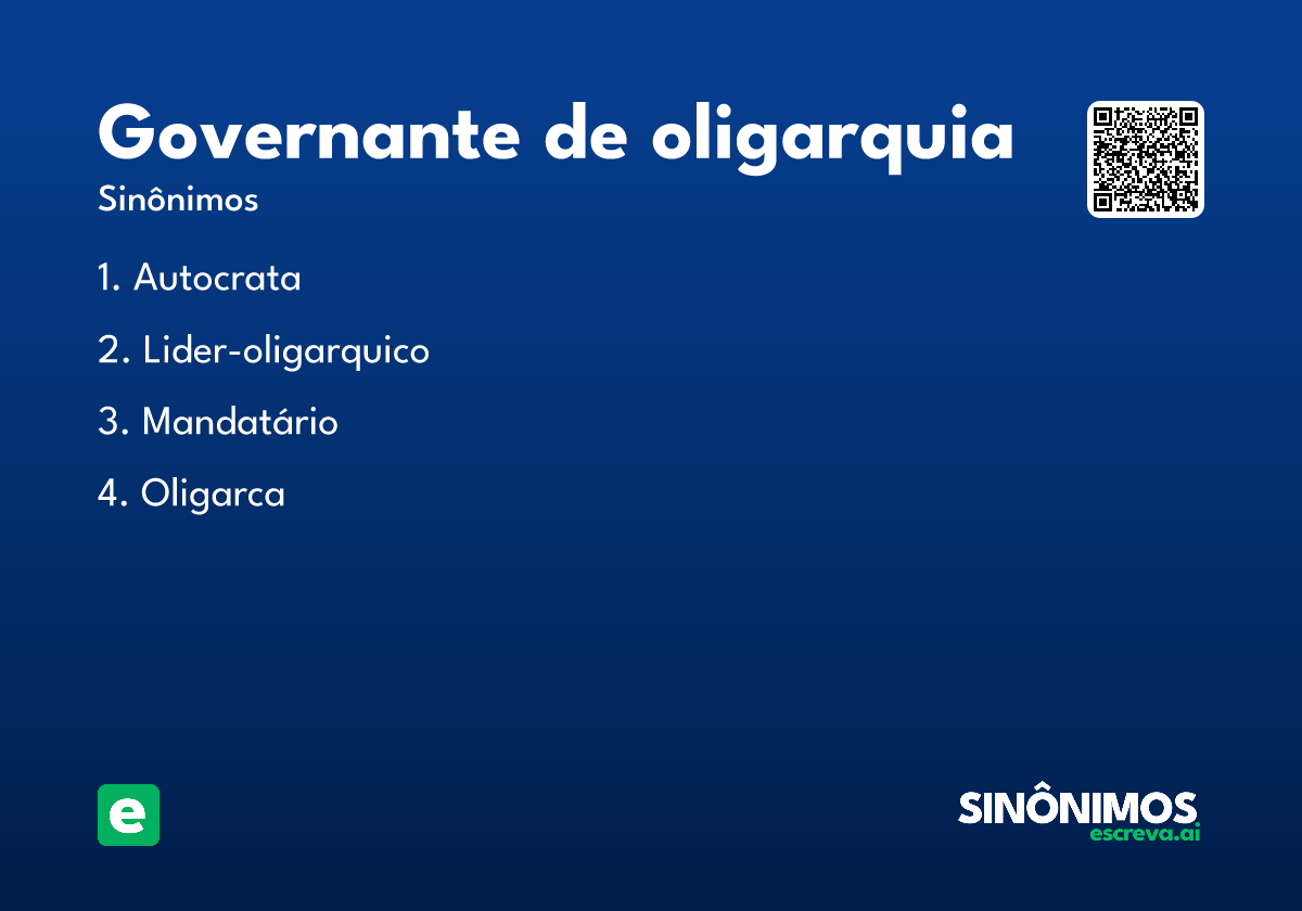 governante de oligarquia