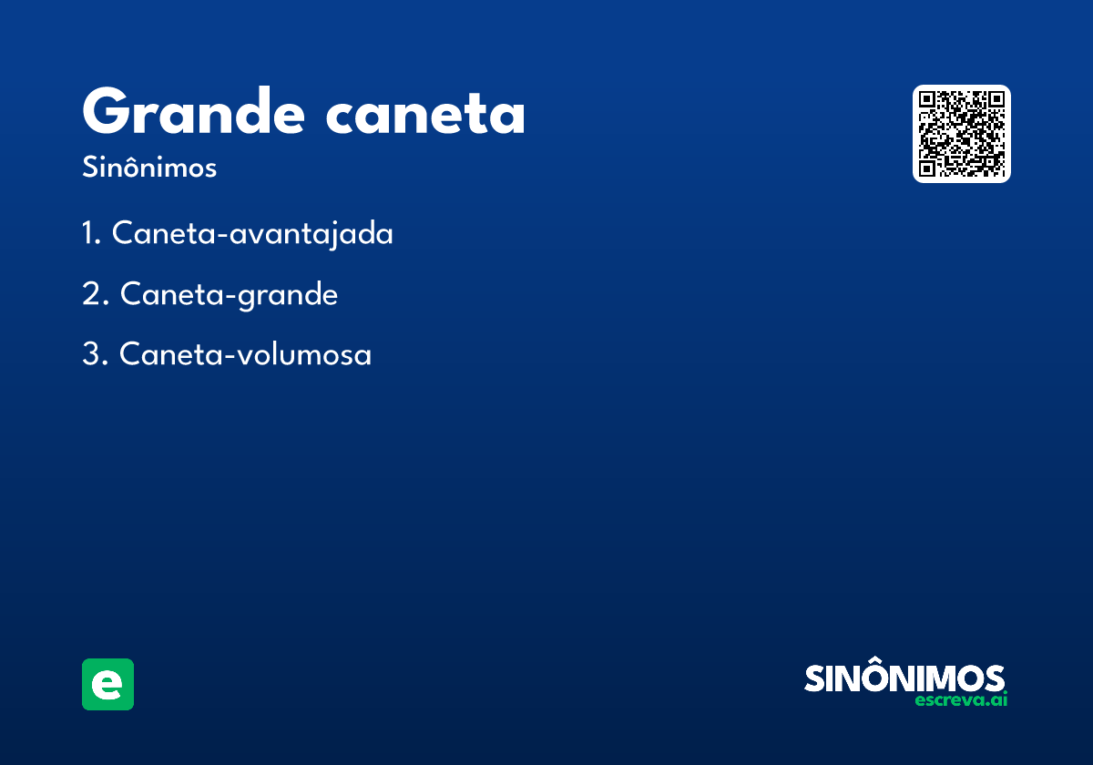 grande caneta