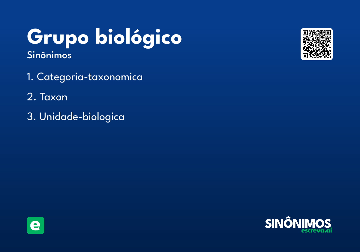 grupo biológico
