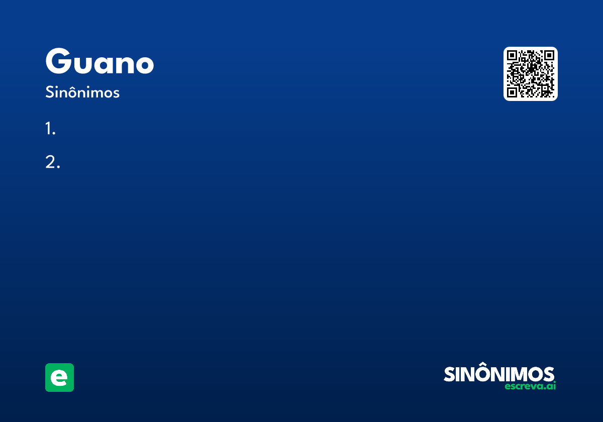 guano