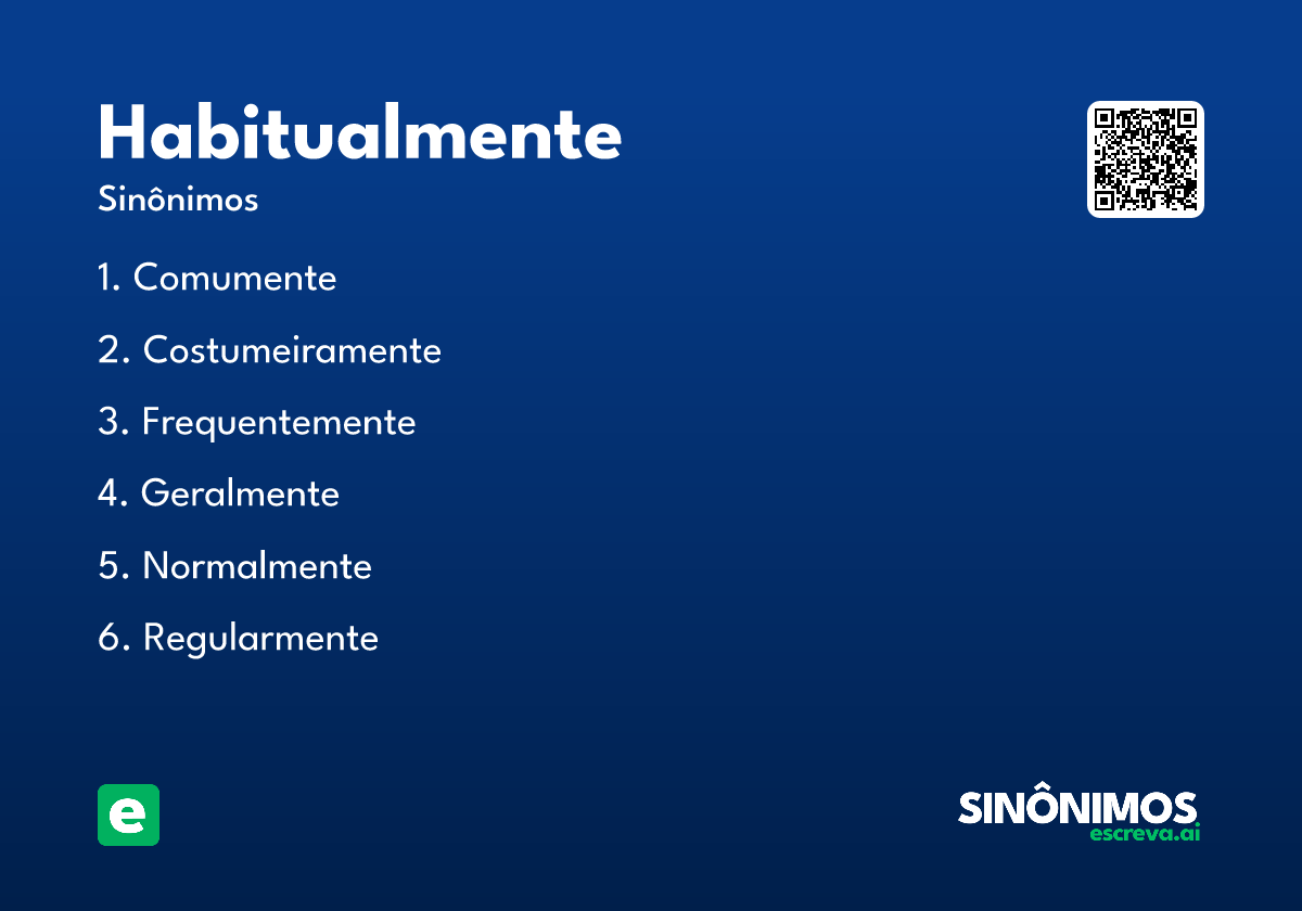 habitualmente