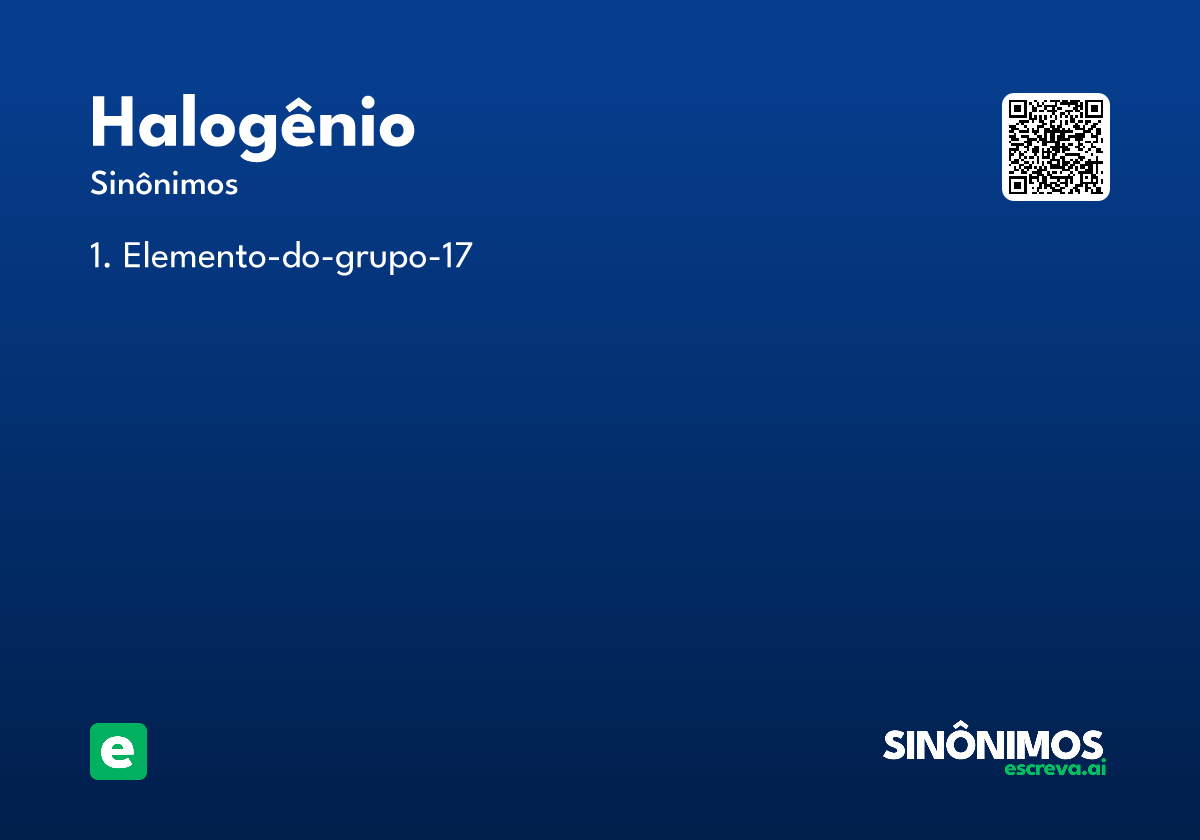 halogênio