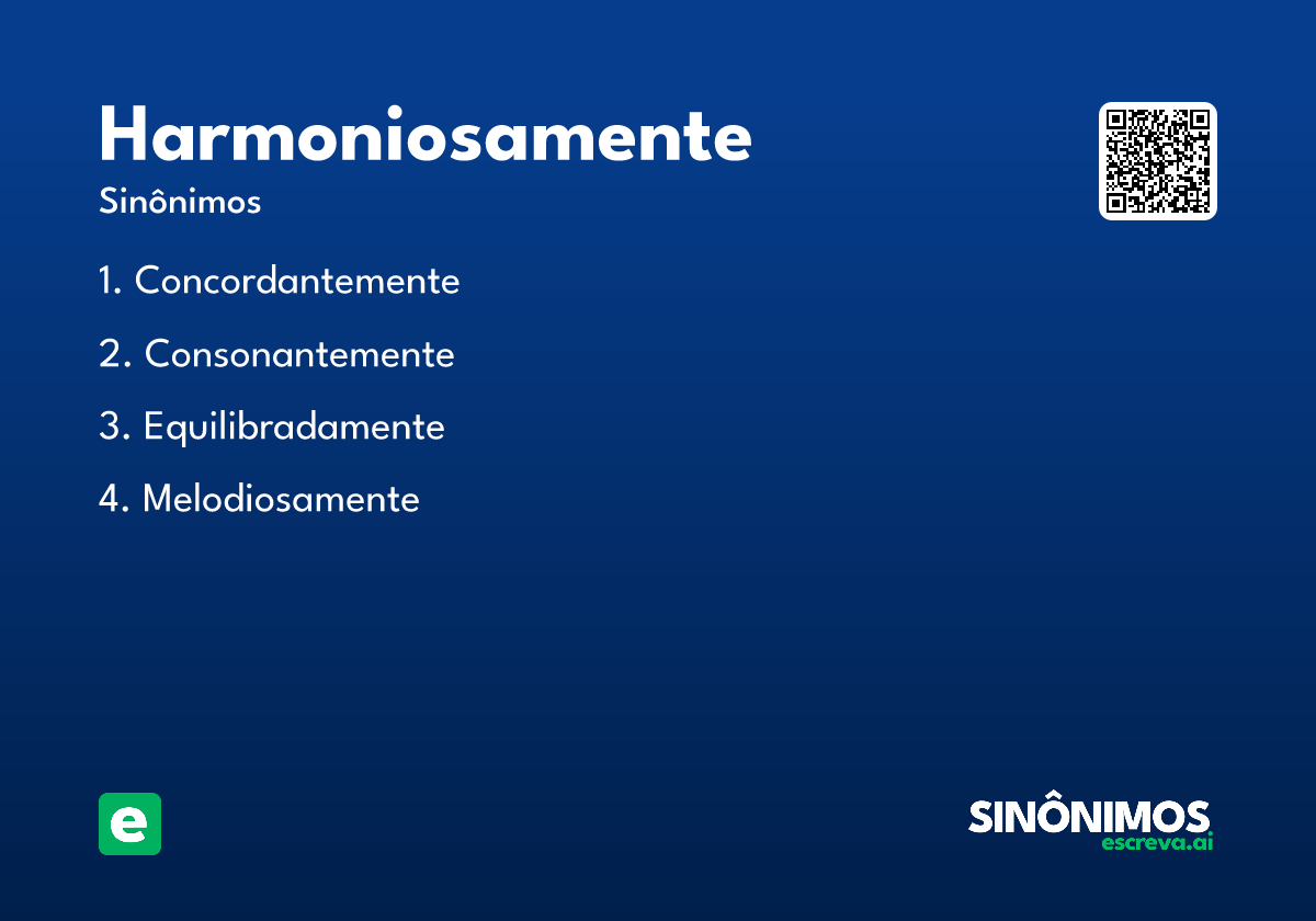 harmoniosamente