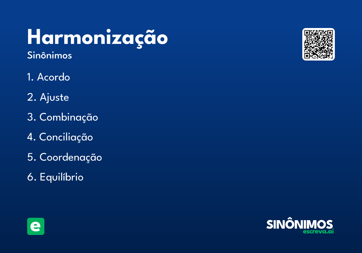 harmonização