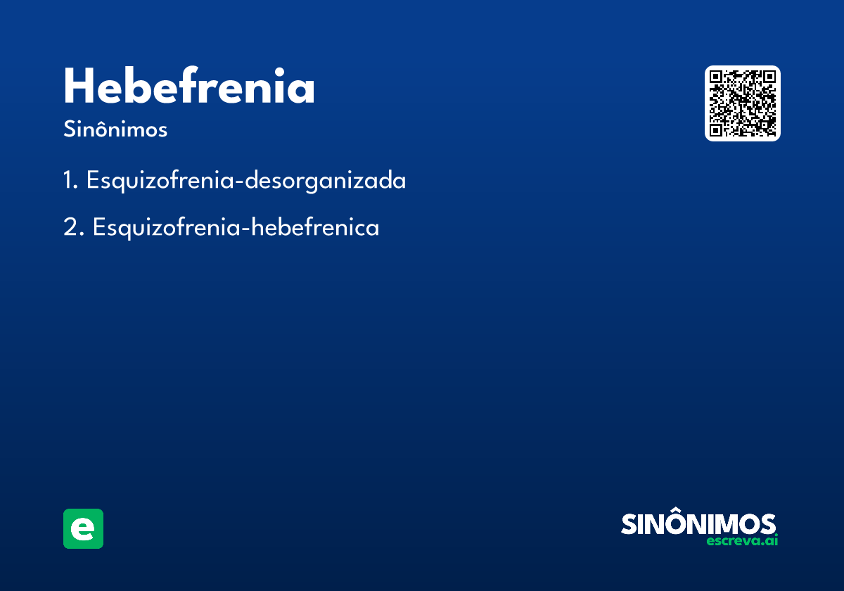 hebefrenia
