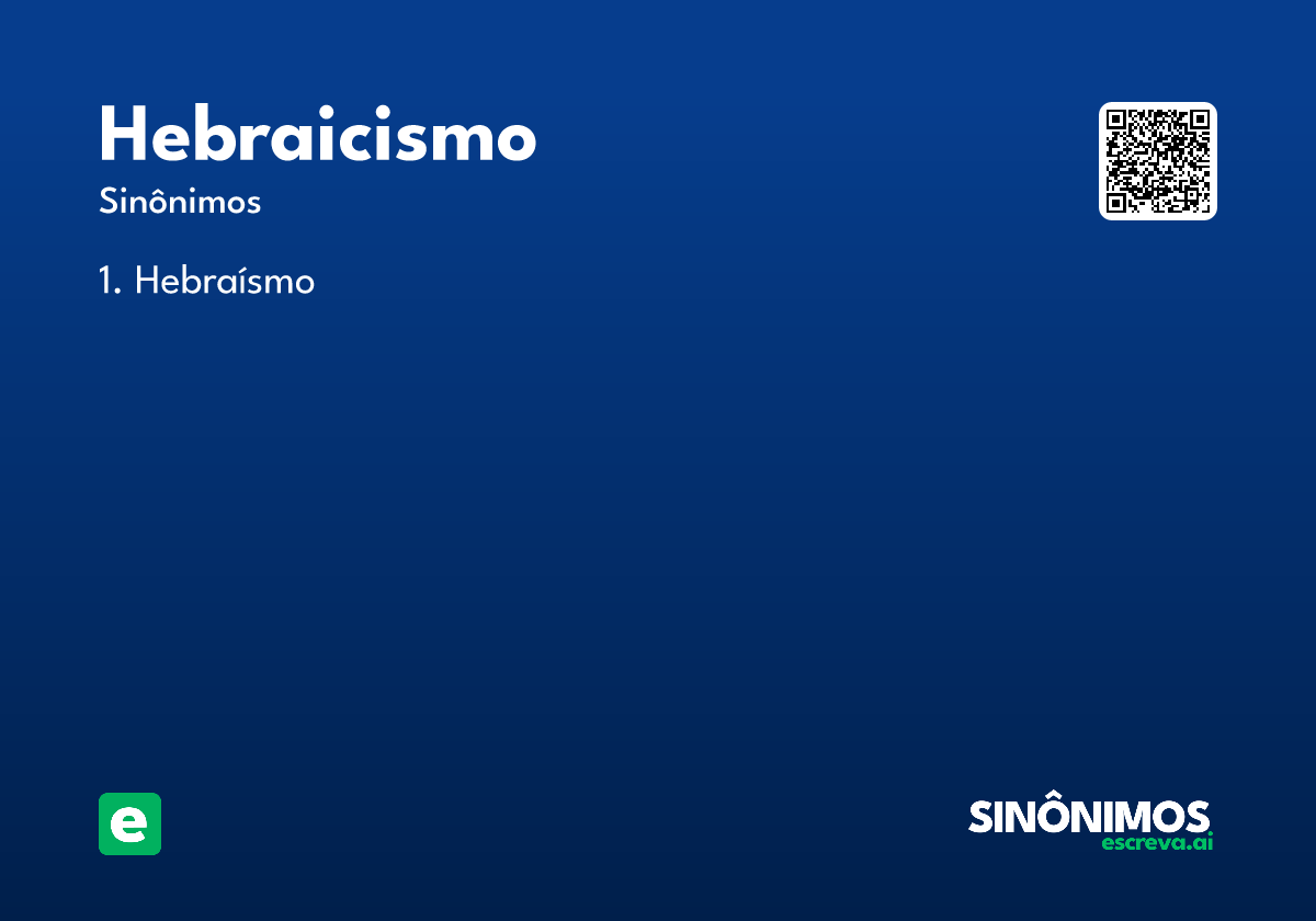 hebraicismo