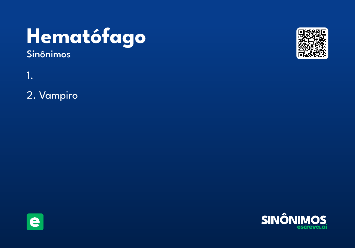 hematófago