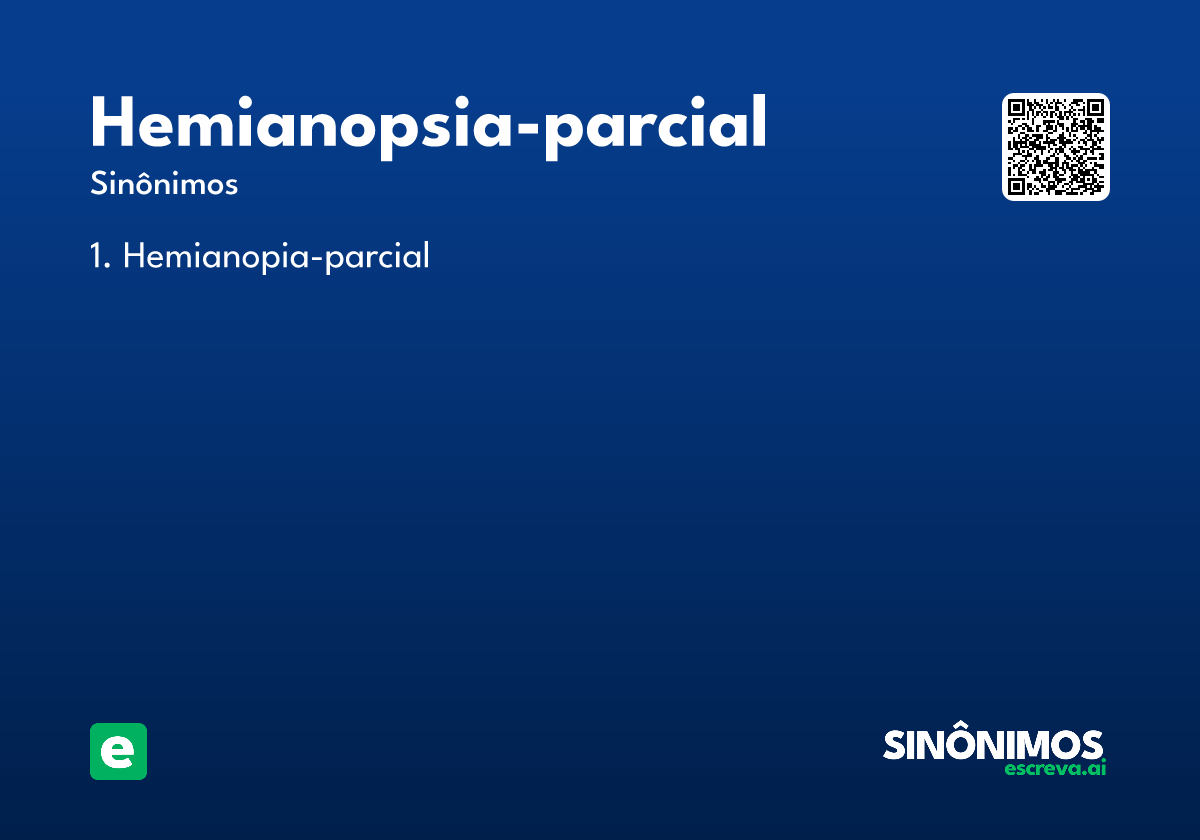 hemianopsia-parcial