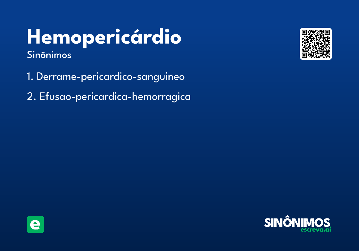 hemopericárdio